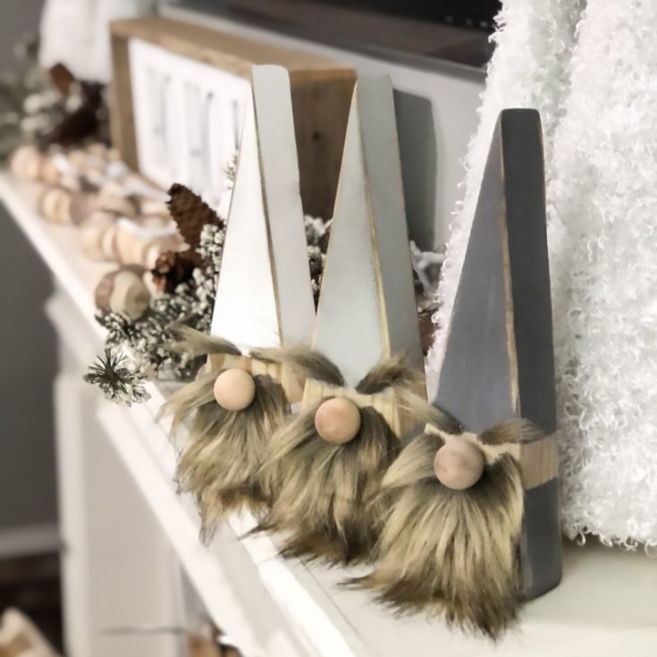 Here is another gnome craft in case you can't get enough of gnomes! Check out those furry eyebrows and beards. Using more scraps, learn to make it killing two birds with one stone.