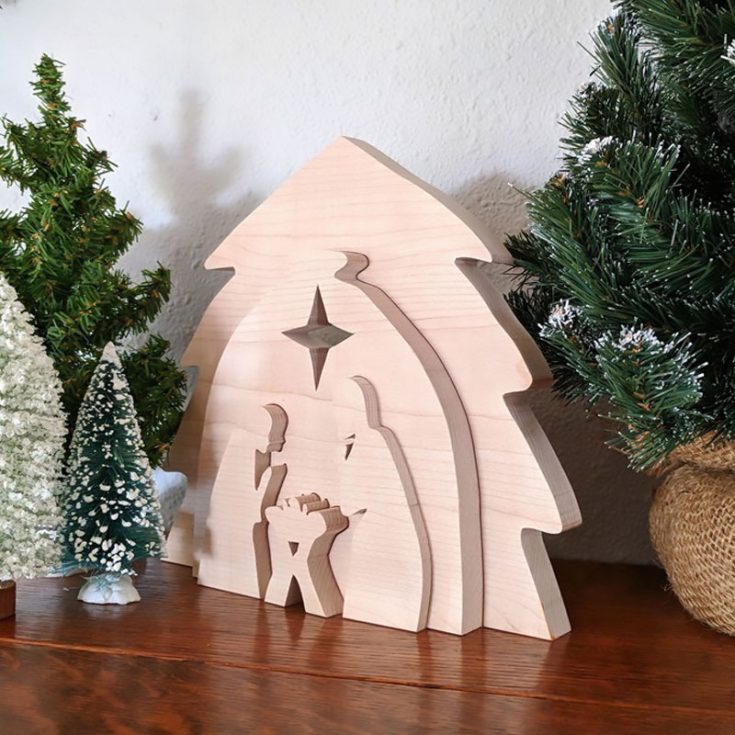 The most important aspect of Christmas! Learn to make the famous nativity scene using this tutorial that even comes with a free scroll saw pattern. Its so easy!