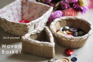 Easy Basket Weaving - DIY Tutorial • Craft Passion