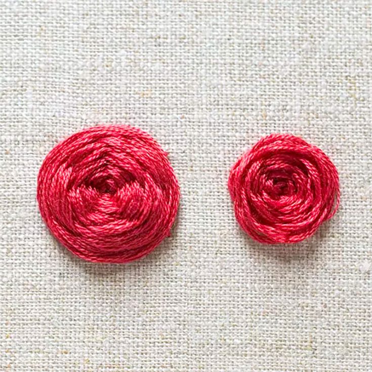 The woven wheel stitch may look like a complicated stitch compared to the rest of the stitches on this list, but its really a beginner stitch! It's usually used as a canvas to fill with beautiful florals.