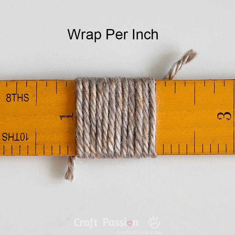 how to measure yarn thickness by using wrap per inch, wpi. It is also a more accurate way to determine the yarn weight of your mystery yarn.
