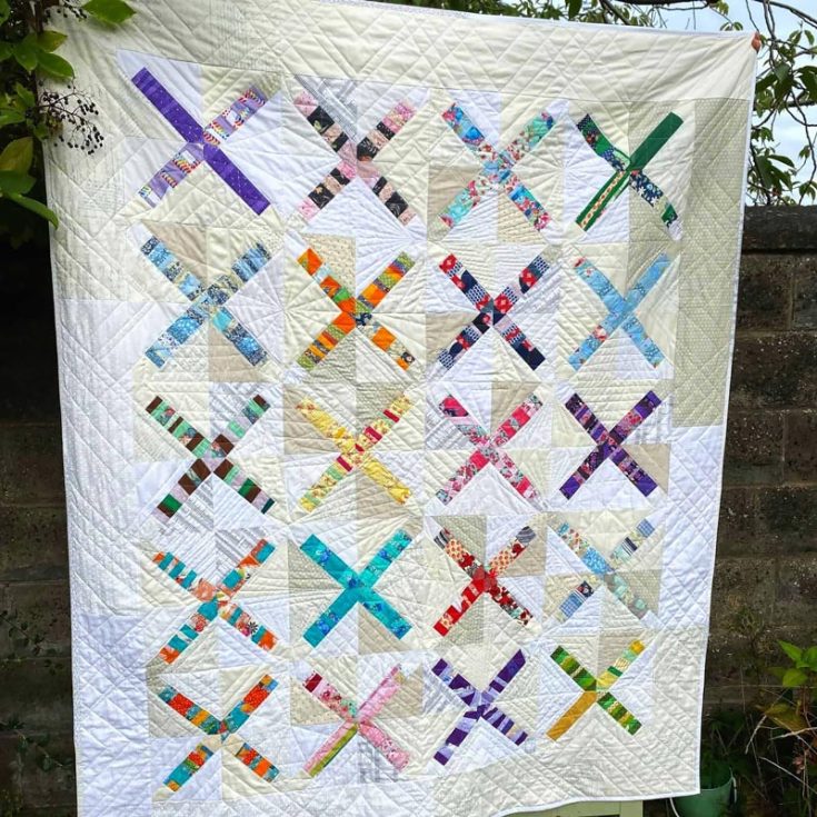 X marks the spot &mdash; more like X marks the scrap! This is another easy pattern suitable for quilters of all skill levels because it's made of super scrappy strips from your stash! It has various sizes you can go for; otherwise, feel free to customize the size as you desire by adding or reducing the X blocks on your quilt.&nbsp;